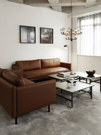 Rar 2-Personers Sofa Omaha Leather Cognac