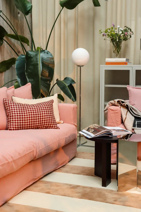 Le Grand Air 3-Seter Sofa Lin Tender Blush