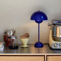 Flowerpot VP3 Bordlampe Cobalt Blue