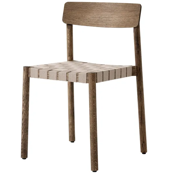 Betty TK1 Tuoli TK1 Savustettu Tammi / Luonnollinen Reunavahviste