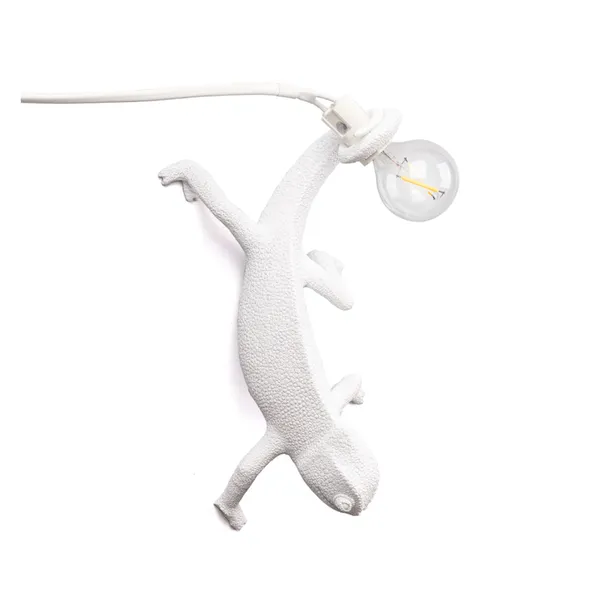Chameleon Lamp Going Down Seinävalaisin Valkoinen