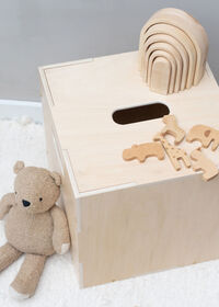 Cube Opbevaring 36x36 cm Træ
