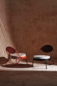 Copacabana Loungestol Oransje / Leslie Stripe 040
