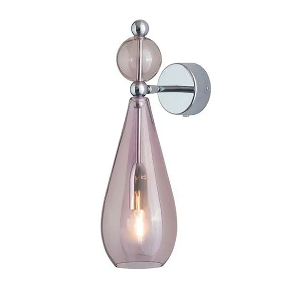 Smykke Vegglampe Obsidian / Shiny Silver