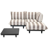Paletti Sofa Medium Med Sofabord Stripe Cacao (Right)