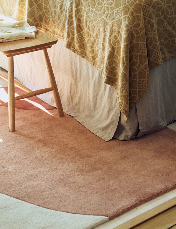 Tulip Ullmatta 180x270 cm Dusty Pink