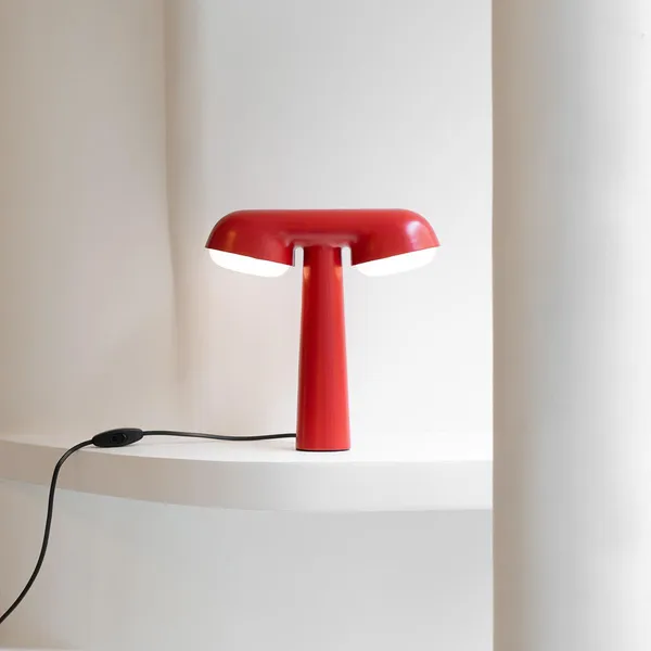 TGV Bordlampe Rød