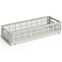 Colour Crate Mini Oblong Opbevaring Grey