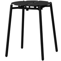 Novo Stool Black/Black Ø35xH45CM