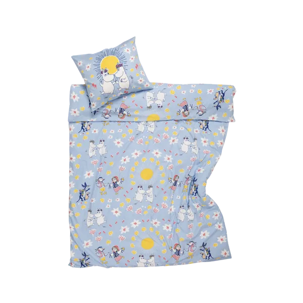 Moomin Bäddset 150x210 cm Sommardans