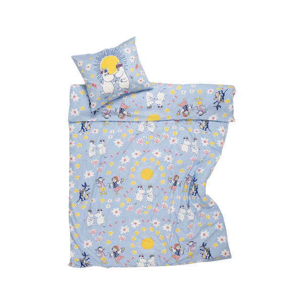 Moomin Bäddset 150x210 cm Sommardans