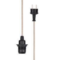 Kabelsæt Tekstil E27 Outdoor Naturligt
