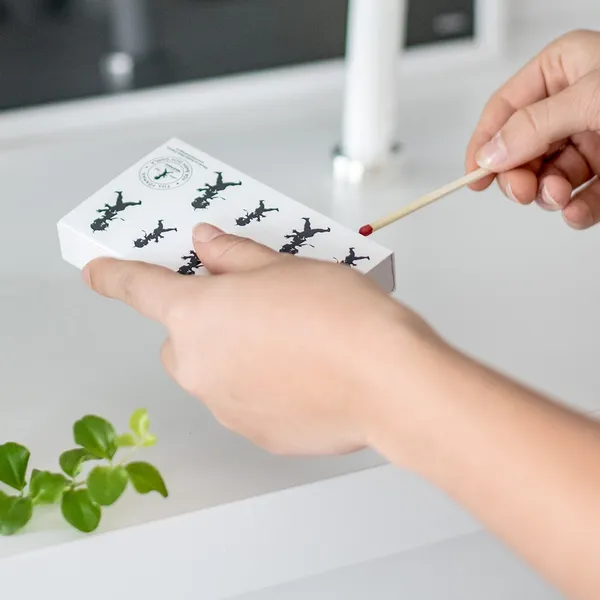 Solstickan Tändstickor Vit