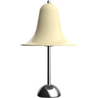 Pantop Pöytävalaisin Ø23 Kromi / Cream White