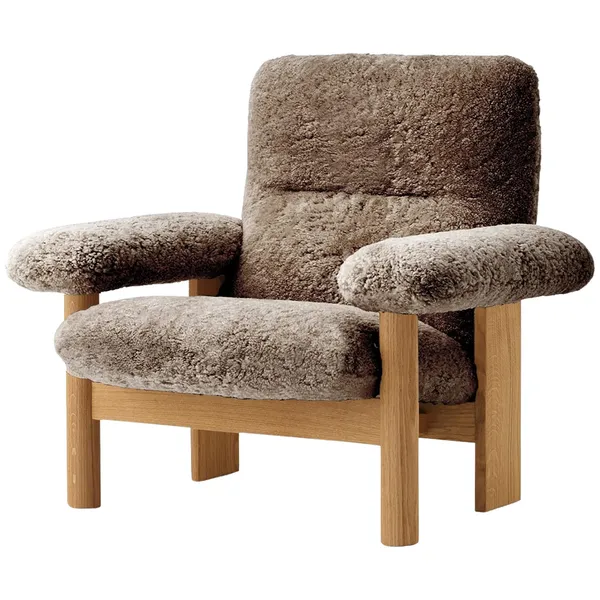 Brasilia Lenestol Natural Oak / Sheepskin Sahara
