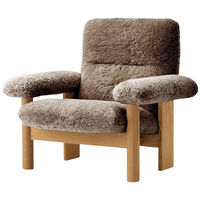 Brasilia Lenestol Natural Oak / Sheepskin Sahara