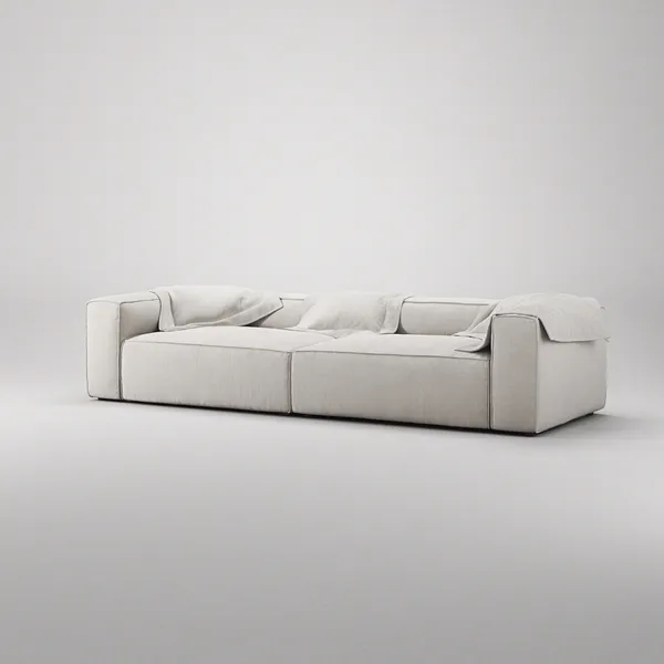 Grand Nelipaikkainen Sohva Moon White