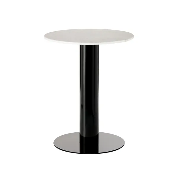 Tube Spisebord Ø60 cm Sort / Hvidt