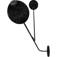 Satellite Vegg-/Taklampe Soft Black