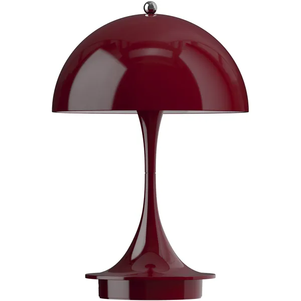Panthella 160 Pöytävalaisin Kannettava V3 Opaque Burgundy