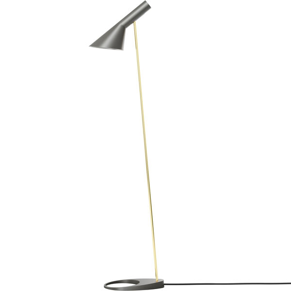 AJ Golvlampa Varmgrå / Mässing