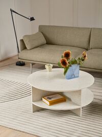 Halves Salongbord 85 cm Off-white Terrazzo