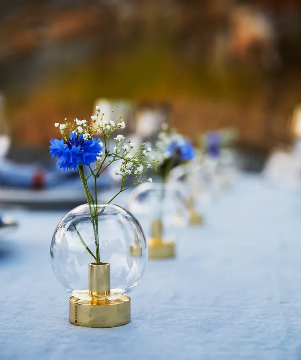 Orbis Vase Brass