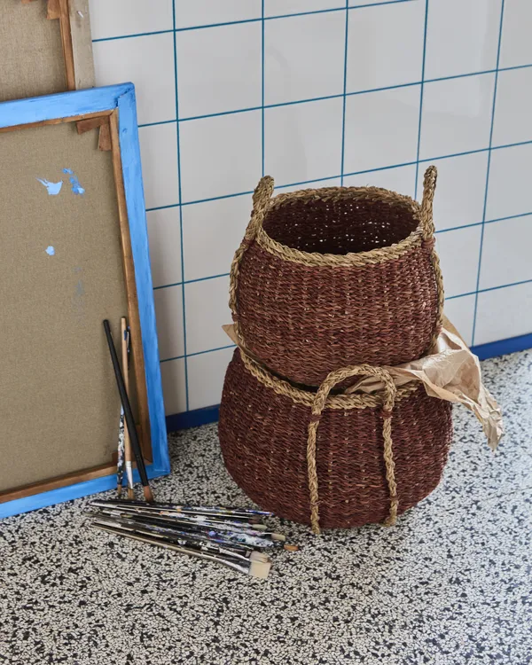 Rangi Säilytyskori 2 kpl:n pakkaus Ruskea