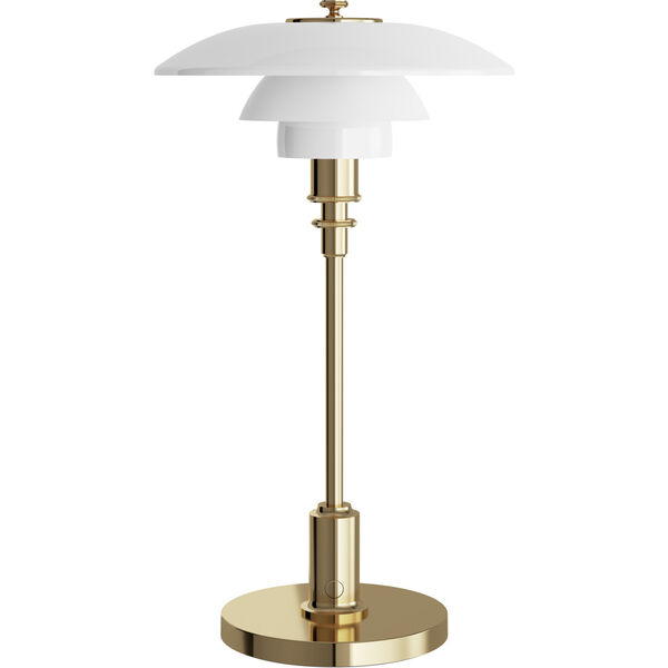 PH 2/1 Bordlampe Bærbar Messing Metallisert
