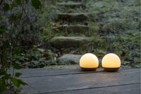 Spring Snowball Bærbar Bordlampe Ø11 cm Hvit