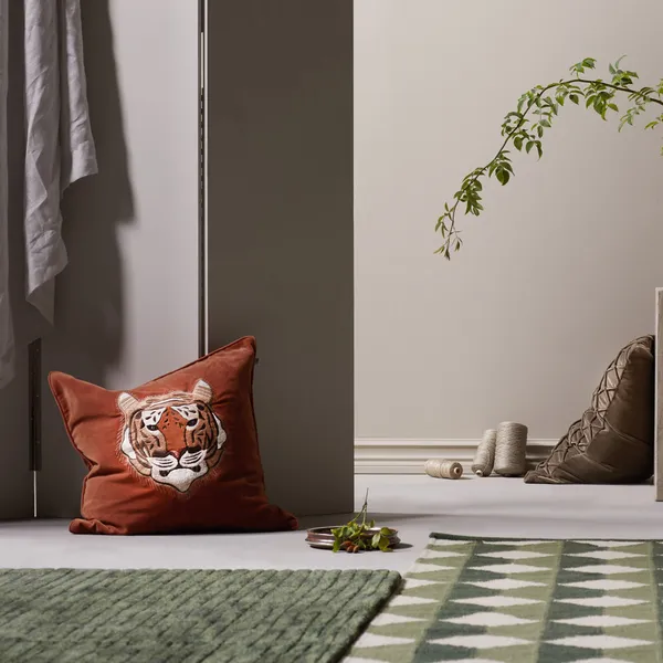 Tiger Tyynynpäällinen 50x50 Vihreä