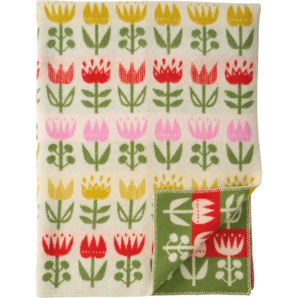 Tulip Pläd 130x180 cm Multi