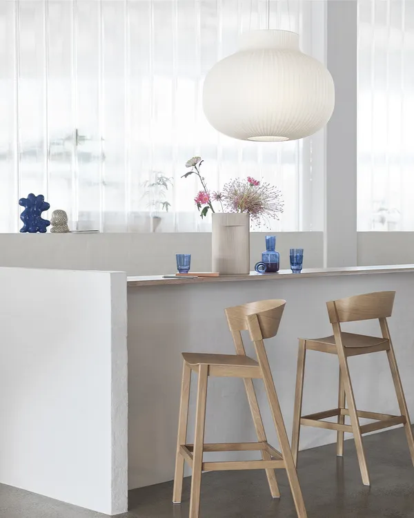 Strand Pendant Closed Ø80 White