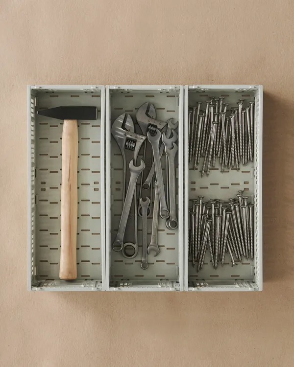 Colour Crate Mini Oblong Opbevaring Grey