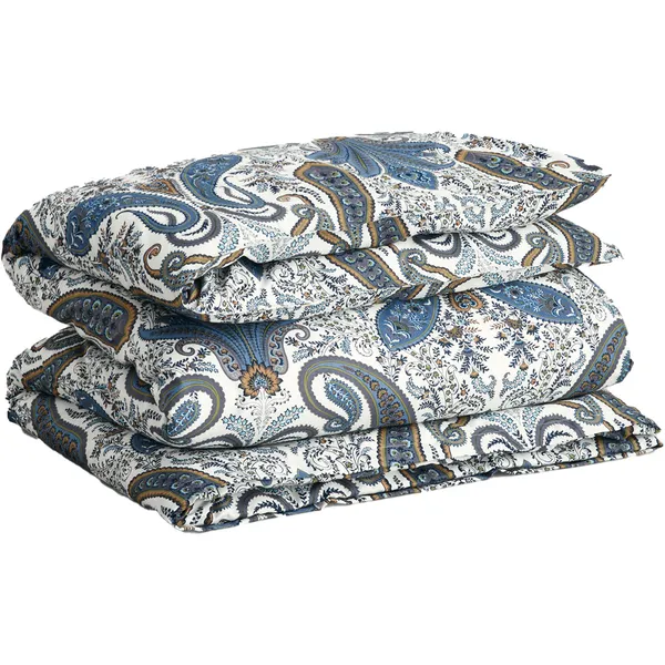 Key West Paisley Påslakan 220x220 cm Sateen Blue