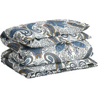 Key West Paisley Påslakan 220x220 cm Sateen Blue