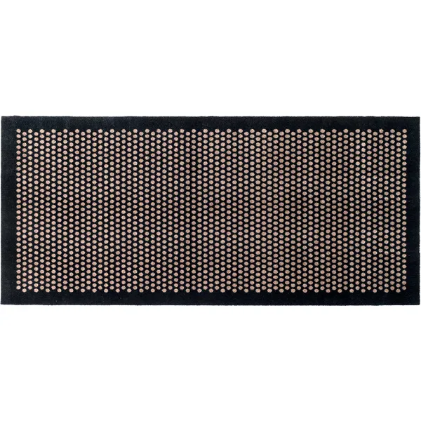 Dot Dørmåtte Sort / Beige 90x200 cm