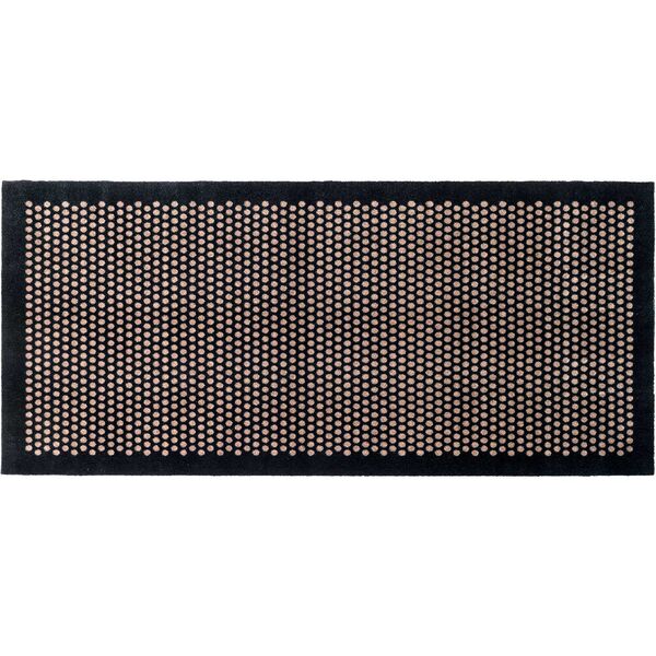 Dot Dørmatte Svart / Beige 90x200 cm