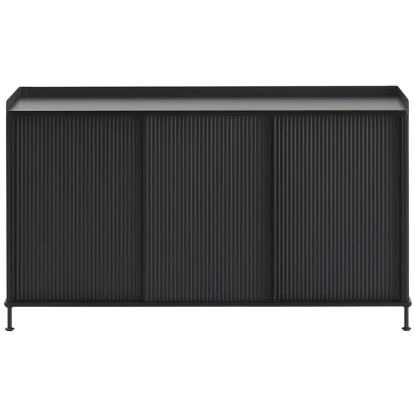 Enfold Skænk 45x148 cm Sort / Antracitgrå