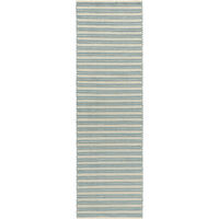 Dune Matta Återvunnen PET 75x250 cm Dusty Blue / Off-white