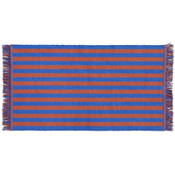 Stripes and Stripes Tæppe 52x95 cm Kirsebærrødt