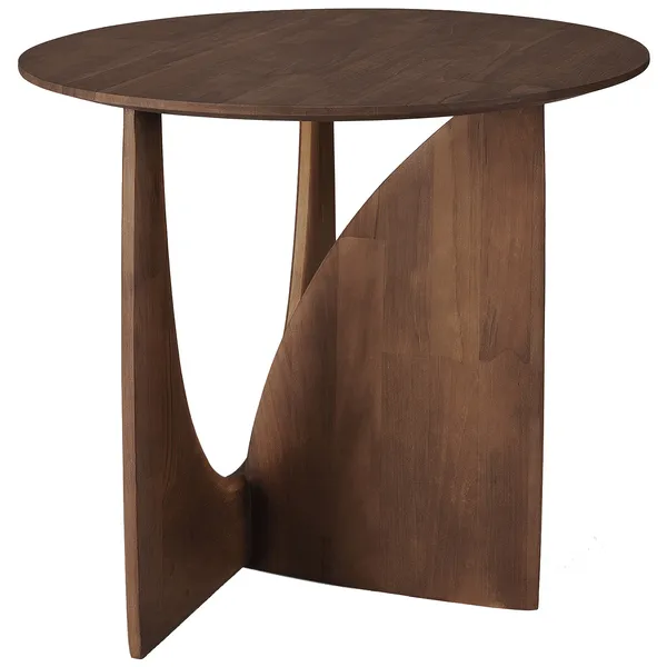 Geometric Sidobord Teak