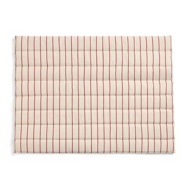 Outdoor Market Sofa Cushion Beige With Red Stripe