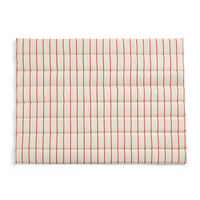Outdoor Market Sofa Cushion Beige With Red Stripe