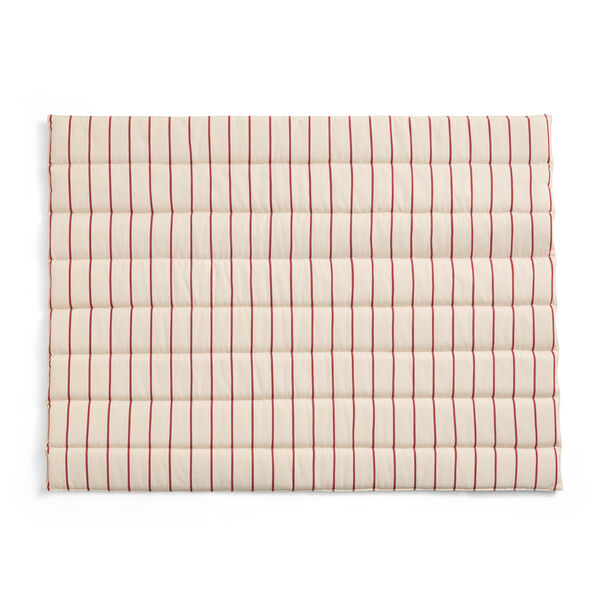 Outdoor Market Sofa Cushion Beige With Red Stripe