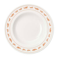 Saloon Dyb Tallerken 23 cm 2-pak Hvid