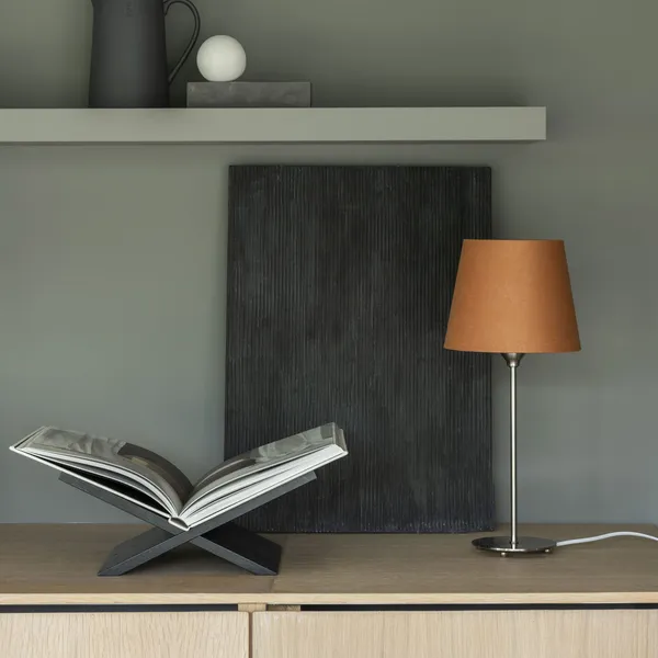 Line Lampefot 35 cm Matt Krom