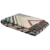 Chevron Pläd 130x190 cm Brun