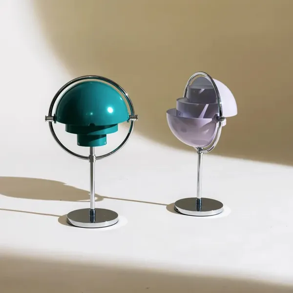 Multi-Lite Bordlampe Bærbar Krom / Teal Green