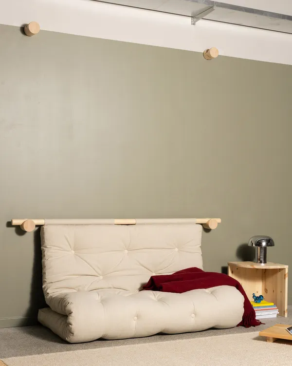 Hooked Sovesofa Soft Chalk